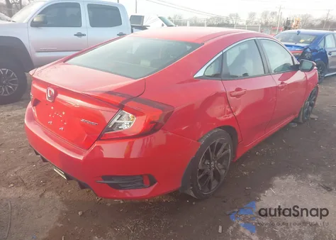 2020 Honda Civic Sport from USA, damaged, VIN 2HGFC2F82LH589807